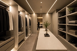 iluminacion closet