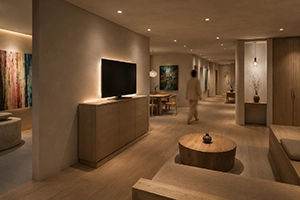 render iluminacion sala tv